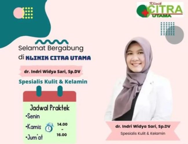 dr Indry Indri Widya Sari SP DV Dokter Kulit Palembang - Photo by Klinik