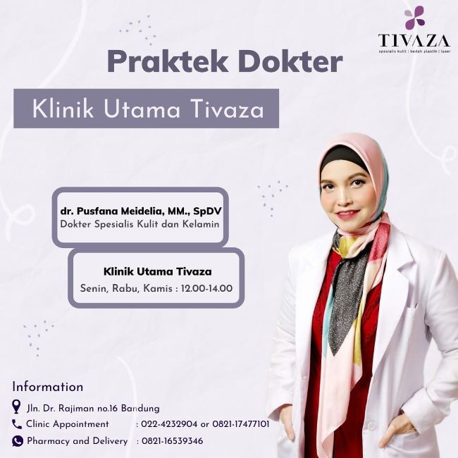dr. Pusfana Meidelia, Sp.DV Dokter Kulit Bandung - Photo by Facebook