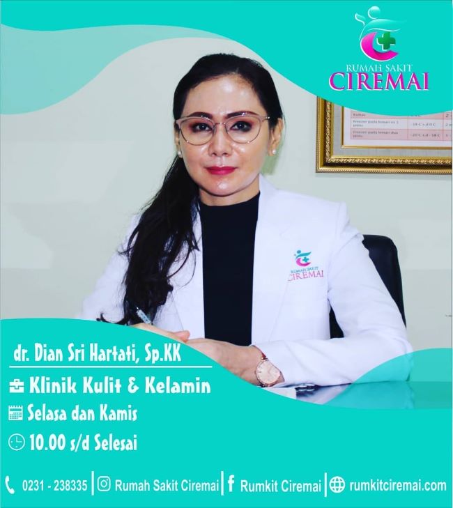 Dr. Dian Sri Hartati, SpKK Dokter Kulit Cirebon - Photo by Facebook