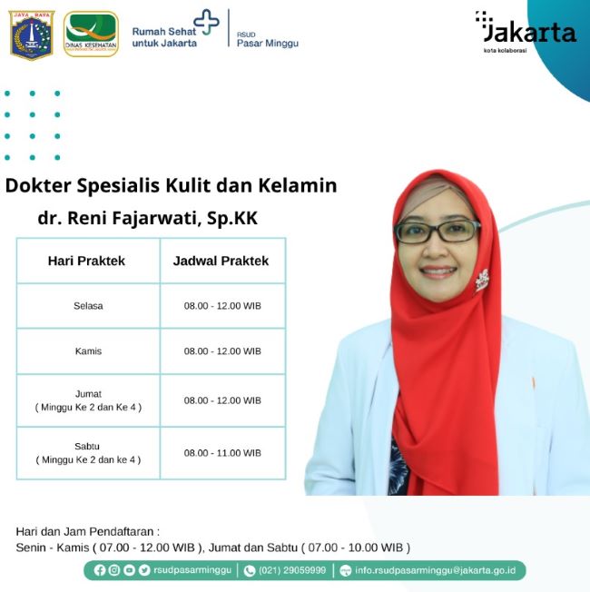 dr. Reni Fajarwati, Sp.KK Dokter Kulit Jakarta Selatan - Photo by Google