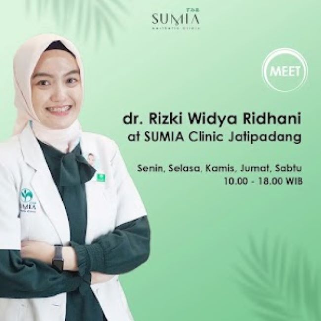 dr. Rizky Widya Ridhani Aesthetic Doctor Dokter Kulit Jakarta Selatan - Photo by Sumia Aesthetic Clinic Instagram